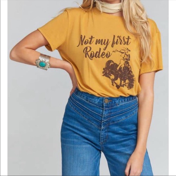 Show Me Your MuMu Tops - Show Me Your Mumu Not My First Rodeo Coalson Tee